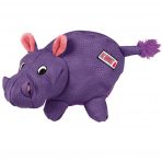 Purple Hippo Dog Toy