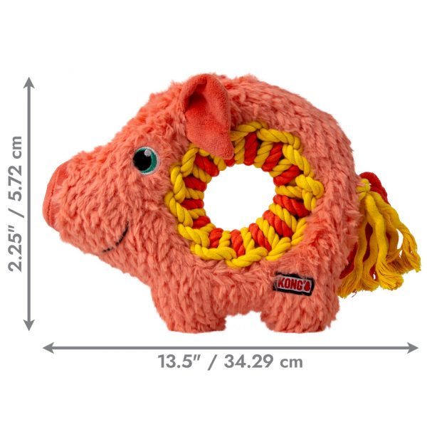KONG RingaRoos Pig Dimensions 1080px KONG RingaRoos Pig Dimensions 1080px