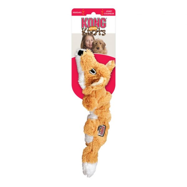 KONG Scrunch Knots Fox Sml on card 1024 KONG Scrunch Knots Fox Sml on card 1024
