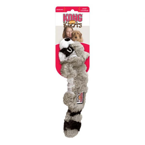 KONG Scrunch Knots Raccoon Small 1024