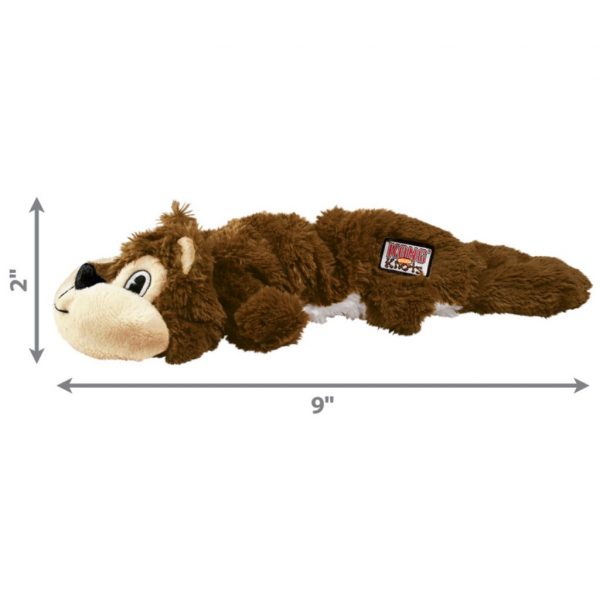 KONG Scrunch Knots Squirrel SmlMed Dimensions 1024 Kong Squirrel plush dog toy with dimensions
