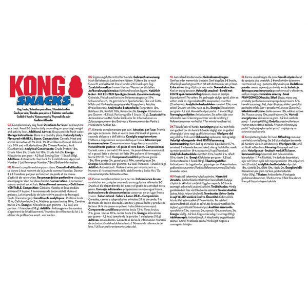 KONG Snacks Bacon Cheese Small Back 1024 KONG Snacks Bacon Cheese Small Back 1024