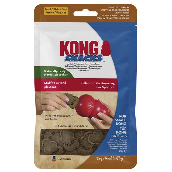 KONG Snacks Peanut Butter Small Pack 1024 Pack of Kong Snacks Dog biscuits