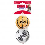 Net of 2 large KONG dog toy balls