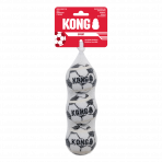 KONG Sport Soccer Balls 3pk Medium On card in net 1080px