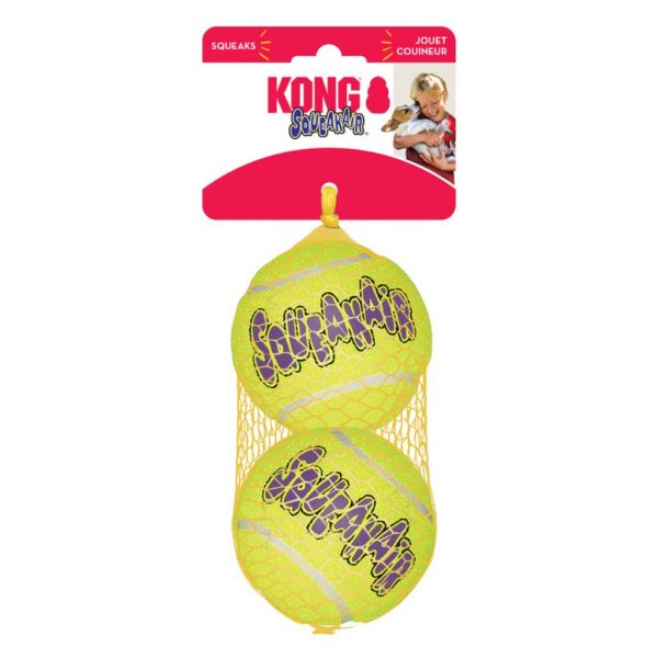 KONG SqueakAir Balls Lge 2pk on pack 1024 KONG SqueakAir Balls Lge 2pk on pack 1024