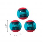 KONG Squeezz Action Ball Med Dimensions 1024