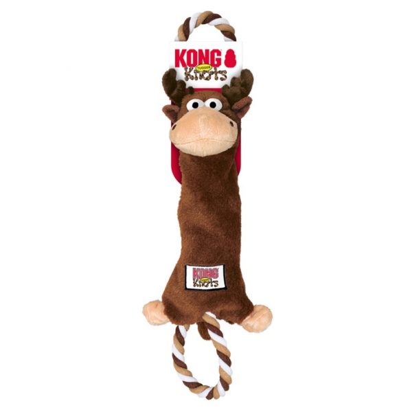 KONG Tugger Knots Moose on Card 1080 KONG Tugger Knots Moose on Card 1080
