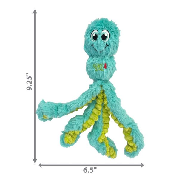 KONG Wubba Octopus Small Green Dimensions 1080px KONG Wubba Octopus Small Green Dimensions 1080px