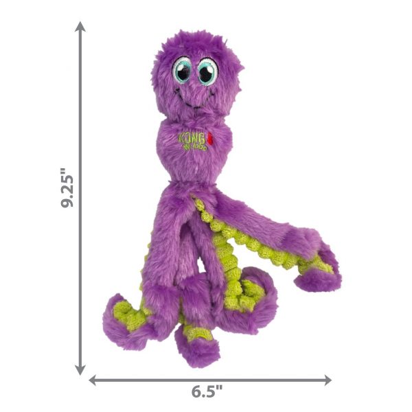 KONG Wubba Octopus Small Purple Dimensions 1080px KONG Wubba Octopus Small Purple Dimensions 1080px