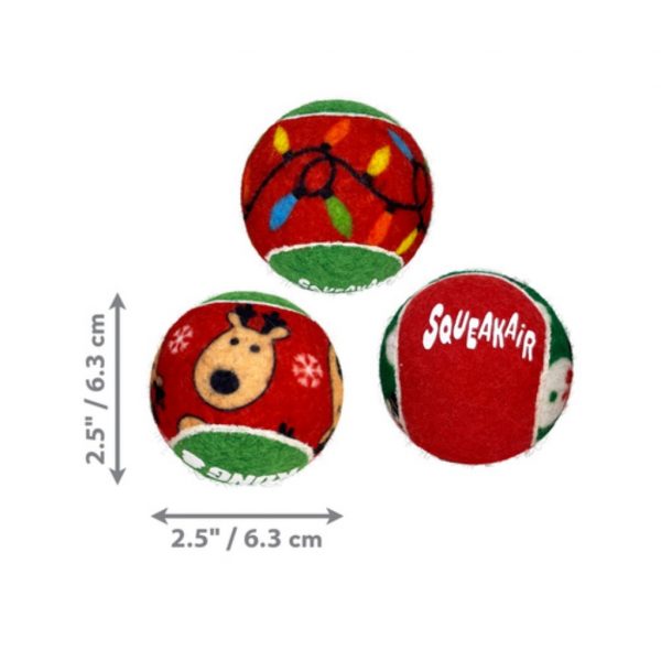 KONG Xmas Squeakair Balls Medium dimensions 1024 KONG Xmas Squeakair Balls Medium dimensions 1024