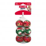 KONG Xmas Squeakair Balls Small Pack6 1024
