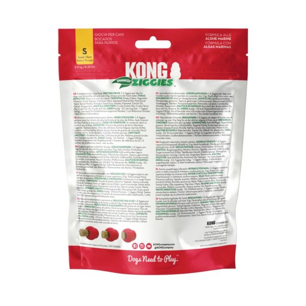 KONG Ziggies Small Back of Pack 1024 KONG Ziggies Small Back of Pack 1024