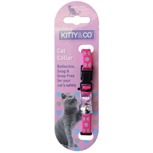 Kitty & Co Cat Collar Polka Dot Pink 1024 Kitty & Co Cat Collar Polka Dot Pink 1024