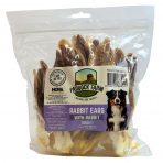 Pack of Rabbit ears dog treats stuffed with rabbit meat