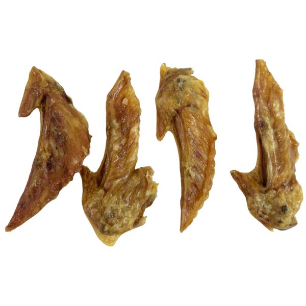 Paddock Farm Turkey Wings set 4 out of pack 1080px Set of 4 Turkey Wing natural dog treats