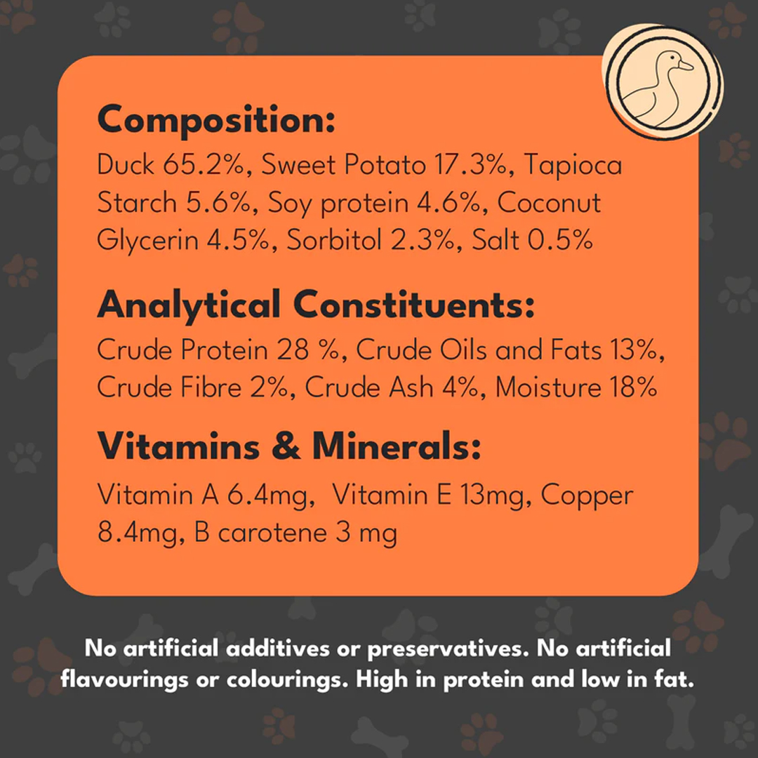 Pet Munchies Duck & Sweet Potato Sticks 90g - Image 5