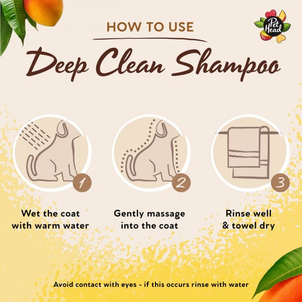Pet_Head_Ultimutt_Clean_Deep_Clean_Shampoo How to Use Infographic 1080px Pet_Head_Ultimutt_Clean_Deep_Clean_Shampoo How to Use Infographic 1080px
