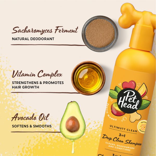 Pet_Head_Ultimutt_Clean_Deep_Clean_Shampoo Infographic 1080px Pet_Head_Ultimutt_Clean_Deep_Clean_Shampoo Infographic 1080px