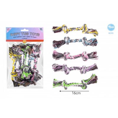 Puppy Tug Ropes 5 Pack
