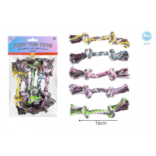 Puppy Tug Ropes Pack 5