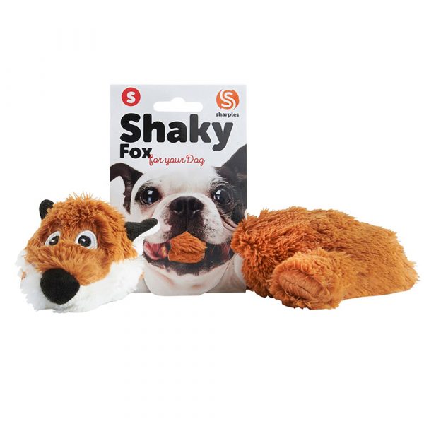 Sharples Shaky Fox Small 1000 Fox soft dog toy