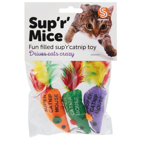 Sharples Supr Catnip Mice 1024