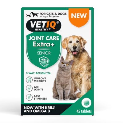 VetIQ Joint Care Extra+ Tablets for Senior Cats and Dogs
