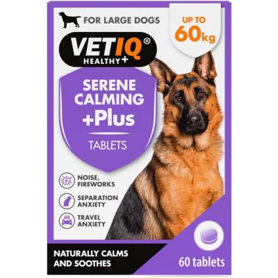 VetIQ Serene Calming +Plus Tablets for Dogs 20-60kg