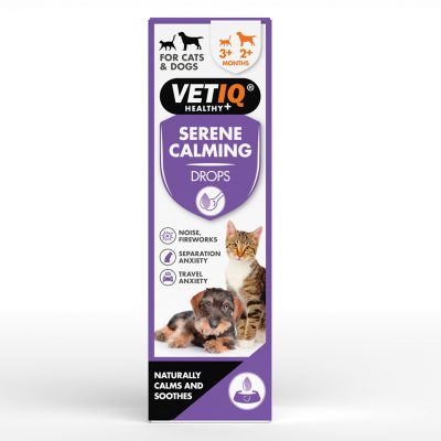 VetIQ Serene Calming Drops for Cats & Dogs up to 10kg - 100ml