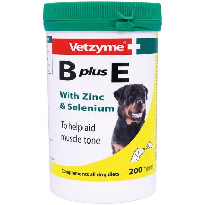 Vetzyme B+E Dog Vitamin Tablets 200s