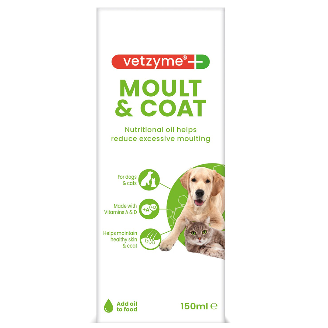Vetzyme Moult & Coat Oil 150ml