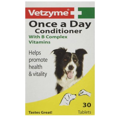 Vetzyme Once a Day Dog Conditioner Tablets 30s