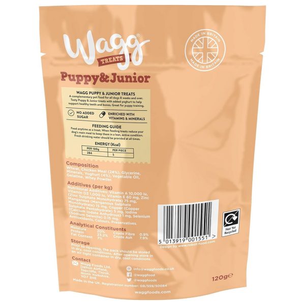 Wagg Puppy Junior Chicken Yoghurt Treats BOP 1080px Wagg Puppy Junior Chicken Yoghurt Treats BOP 1080px