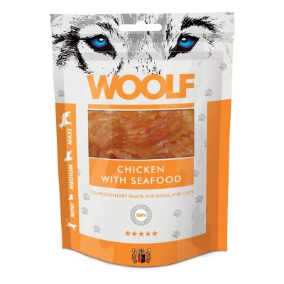 Woolf Chicken and Seafood Dog Snacks