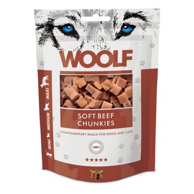 Woolf Beef Chunkies Dog Snacks