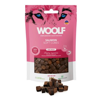Woolf Soft Cubes Salmon Dog Snacks
