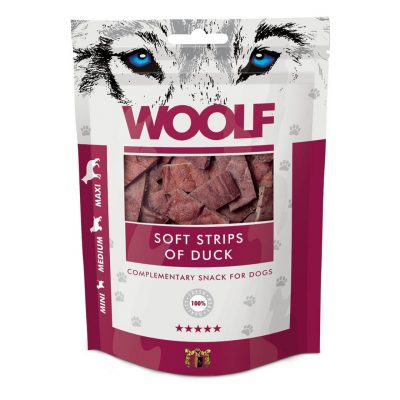Woolf Soft Strips of Duck Dog Snacks