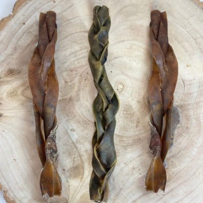 Camel Skin Braid 30cm Natural Dog Treat