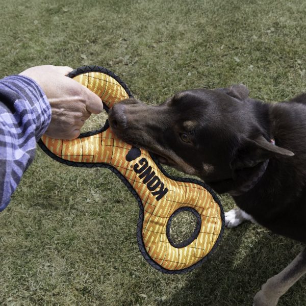 kong-armor-double-tug-large-7 Dog playing tug with the KONG Armor Double Tug