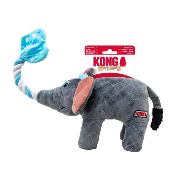 kong-bendeez-elephant-8 KONG Bendeez Elephant on its red KONG Bendeez card packaging