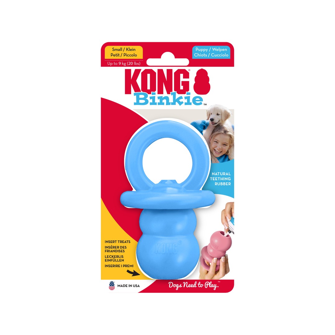KONG Puppy Binkie - Small, Blue