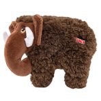 KONG Toughz Mammoth Medium plush dog toy, side view