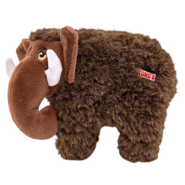 KONG Toughz Mammoth Medium plush dog toy, side view
