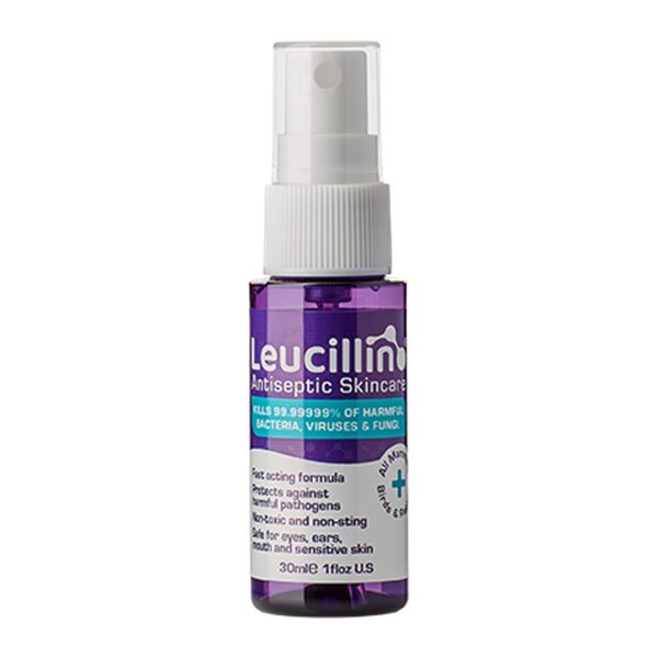 leucillin-antiseptic-spray-30ml Leucillin Antiseptic Skincare Spray 30ml pocket spray bottle