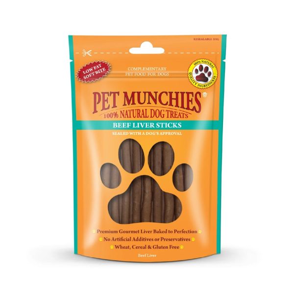 pet-munchies-beef-liver-sticks-dog-treats-90g-1 Pet Munchies Beef Liver Sticks dog treats 90g resealable pack