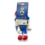 Back of Sonic the Hedgehog festive dog toy packaging